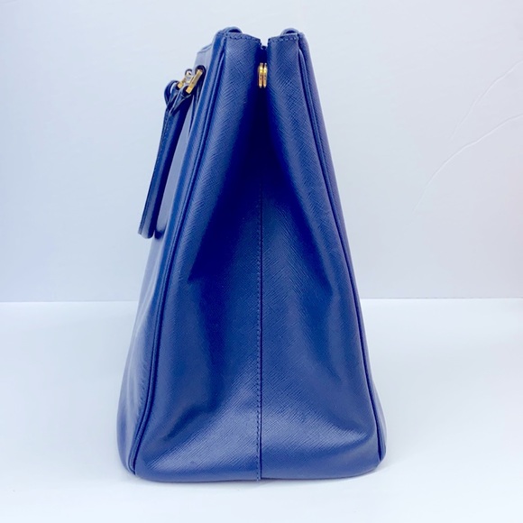 Prada Galleria Cobalt Blue Saffiano Leather Tote - Picture 11 of 13
